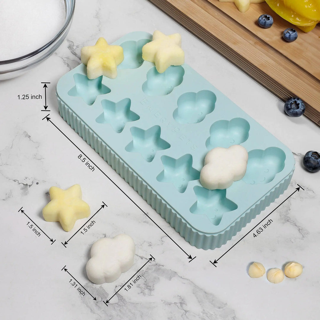 Star + Cloud Treat Mold  |  Pawesomeday.no