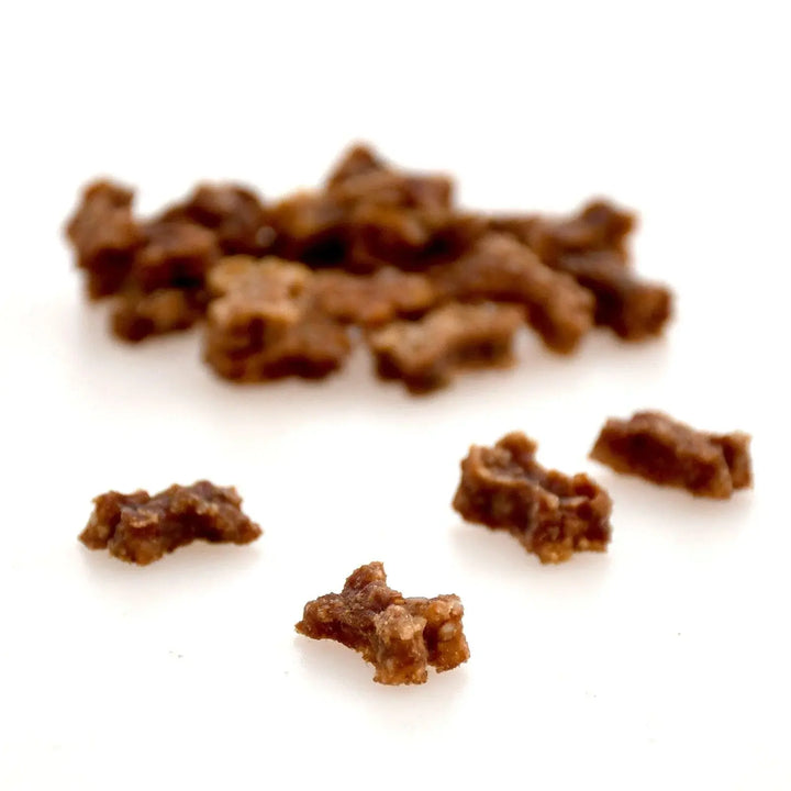 Treningsgodbiter av storfe, med bringebær og spinat | Bunch | 1kg &amp; 100g  |  Pawesomeday.no