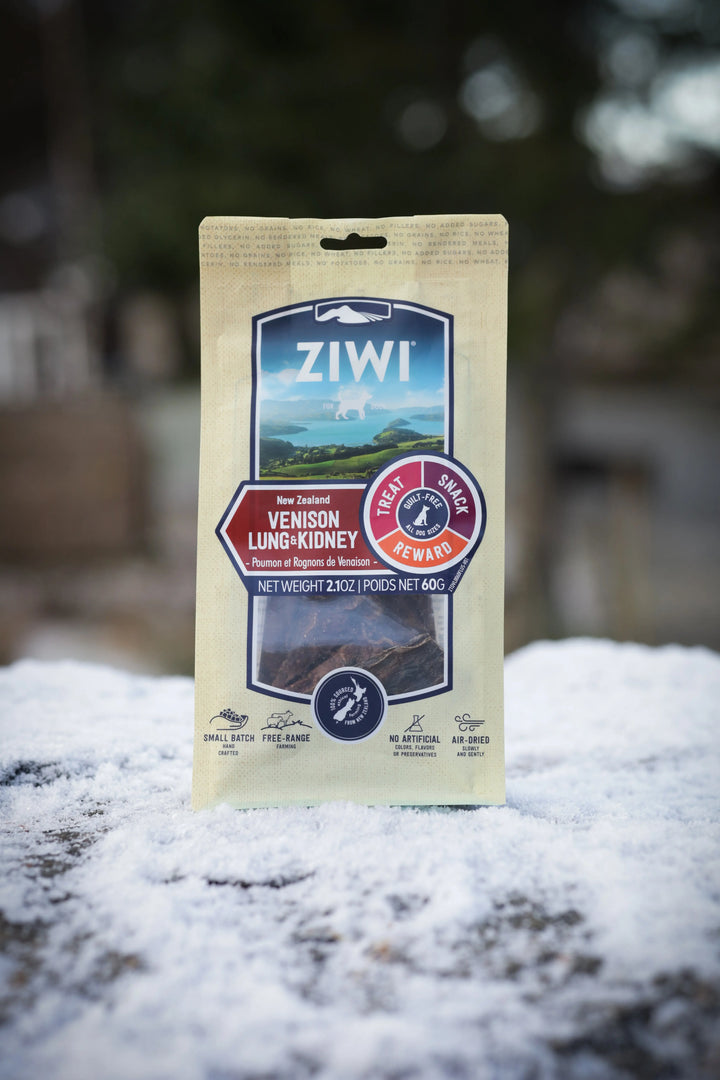 Ziwi Peak Venison Lung &amp; Kidney - 60g  |  Pawesomeday.no
