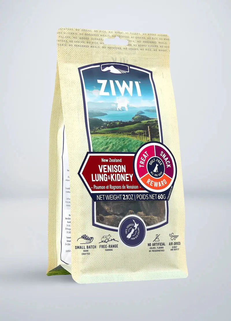 Ziwi Peak Venison Lung &amp; Kidney - 60g  |  Pawesomeday