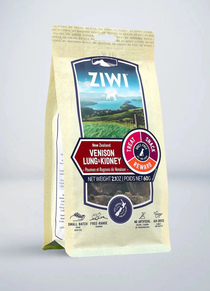 Ziwi Peak Venison Lung &amp; Kidney - 60g  |  Pawesomeday