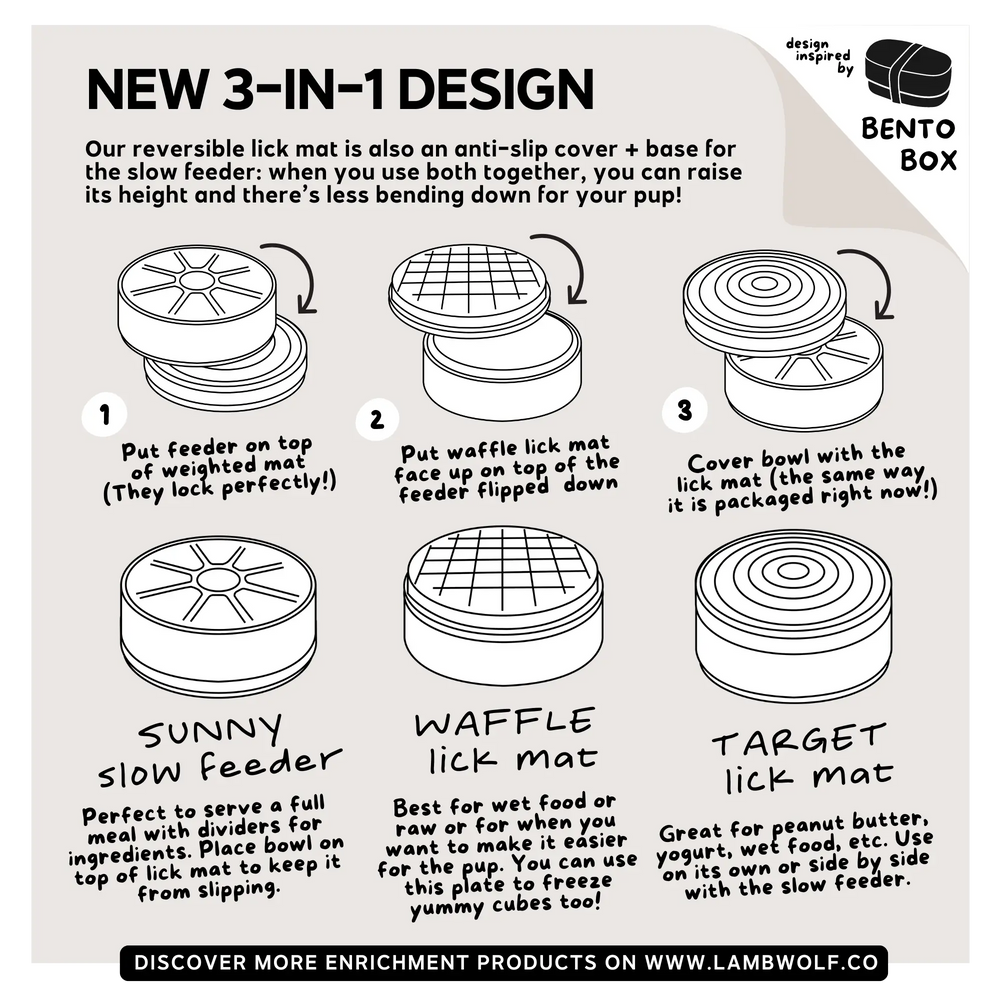 3-IN-1 BENTO  |  Pawesomeday.no