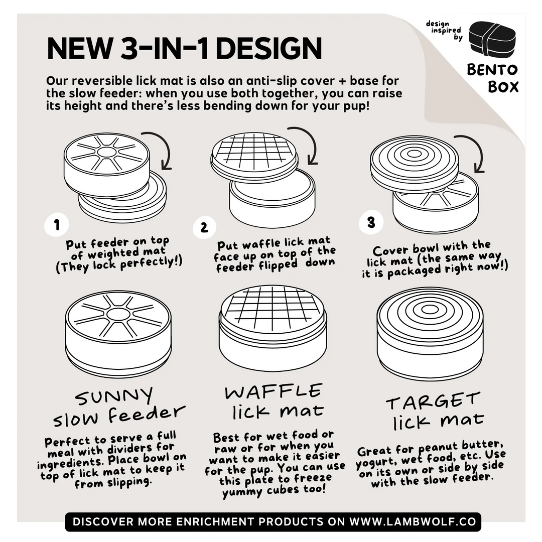 3-IN-1 BENTO  |  Pawesomeday.no