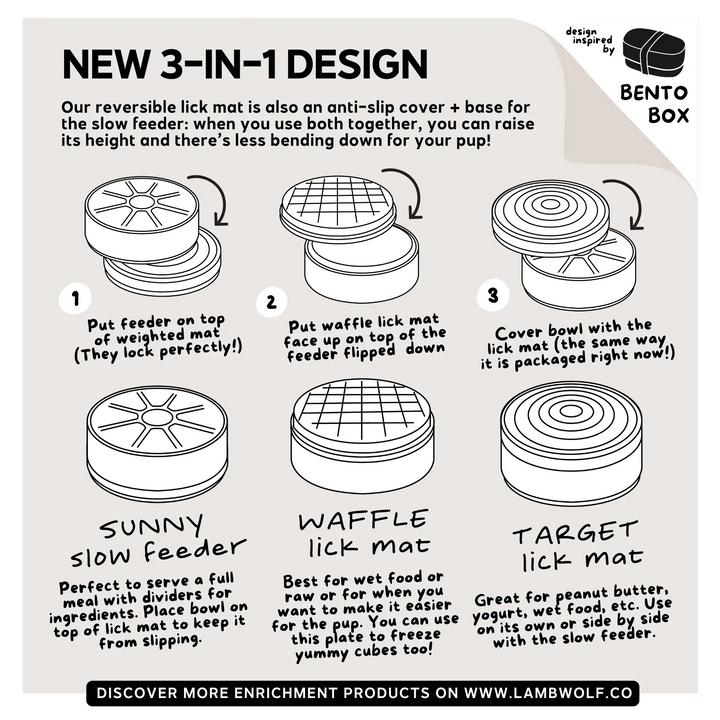 3-IN-1 BENTO  |  Pawesomeday.no