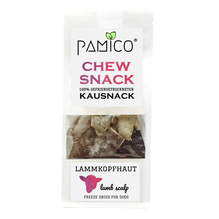 Frysetørket lammepanne med pels I Naturlig og smakfult tygg til hund  |  Pawesomeday.no